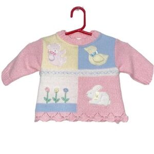 Vintage Baby Togs Pastel Kawaii Fairy Kei Sweater